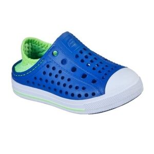 Skechers Toddler Foamies: Guzman Steps- Aqua Surge Shoe Blue 9
